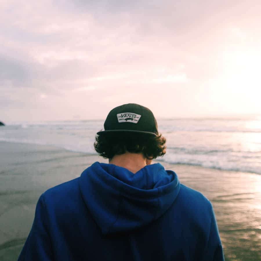hoodie, ocean