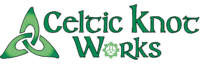Celtic knot works logo.