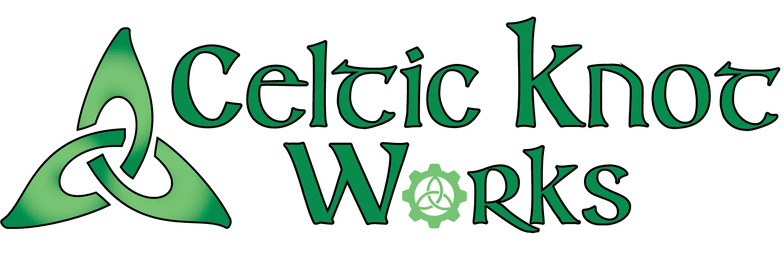 Celtic knot works logo.