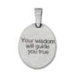 Your wisdom will guide you true pendant.