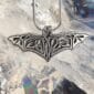 Celtic bat pendant.