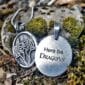 Here be dragons necklace.