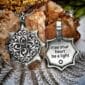 May your heart be light pendant.