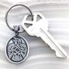 Celtic eagle keychain.