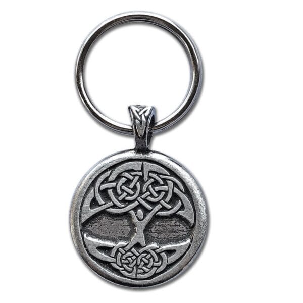 Celtic tree of life keychain.