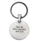 Not all who wander are lost keychain.