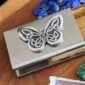 Celtic butterfly business card holder.