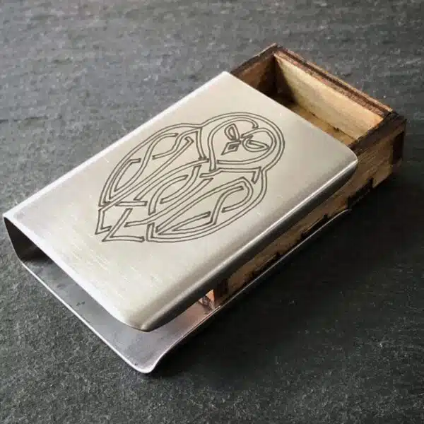 Celtic owl business card holder.