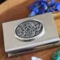 Celtic celtic business card holder.