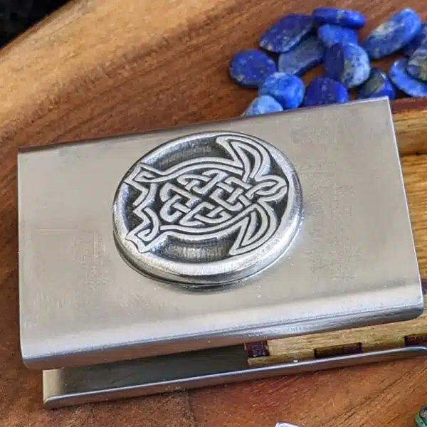 Celtic turtle business card holder. Celtic turtle business card holder.