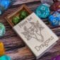 Here be dragons dice box.