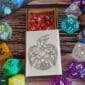 Celtic eagle dice box.
