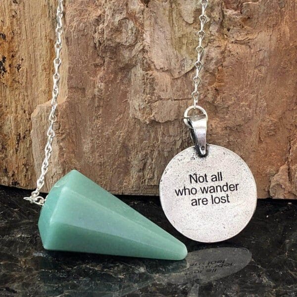 Not all who wander are lost necklace.