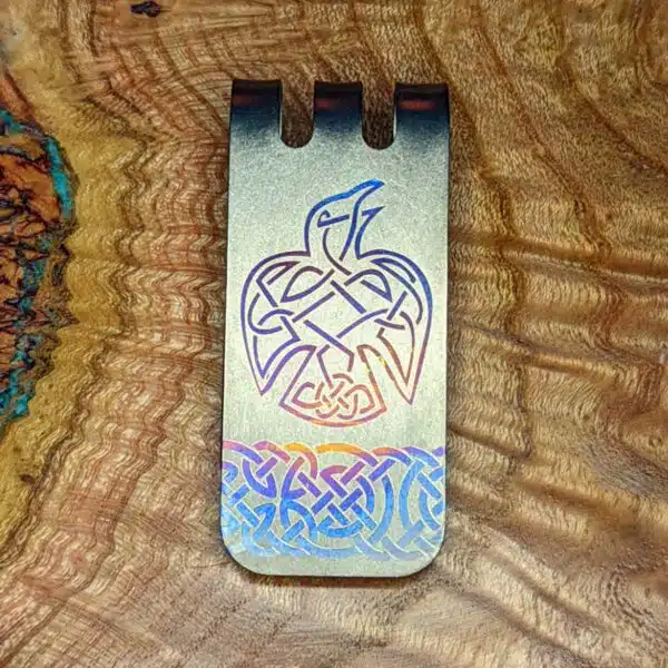 Celtic eagle money clip.